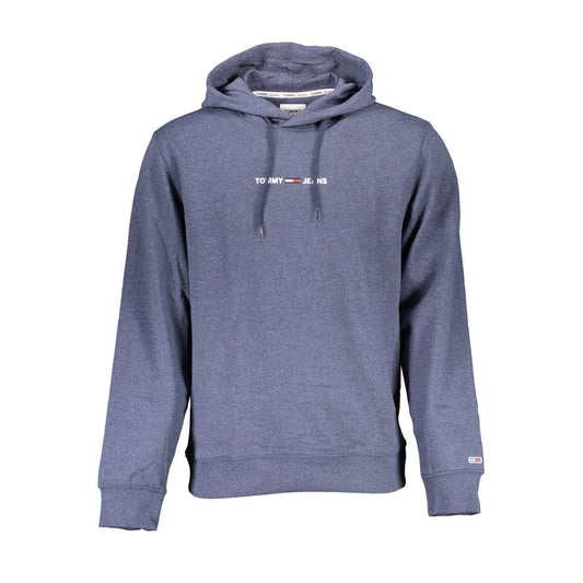 Blue Cotton Men Sweater