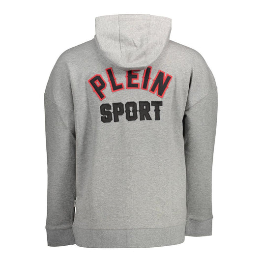 Gray Cotton Men Sweater