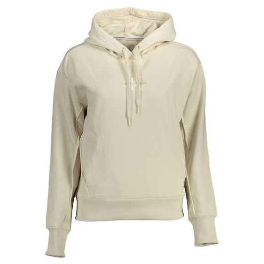 Beige Cotton Women Sweater