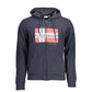 Blue Cotton Men Sweater