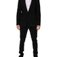 Black MARTINI Single Breasted 2 Piece Suit