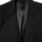 Black MARTINI Single Breasted 2 Piece Suit