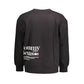 Black Cotton Men Sweater