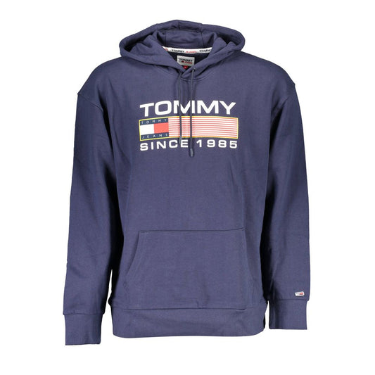 Blue Cotton Men Sweater