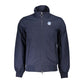 Blue Polyamide Men Jacket