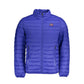 Blue Polyamide Men Jacket