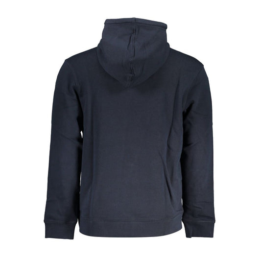 Blue Cotton Men Sweater
