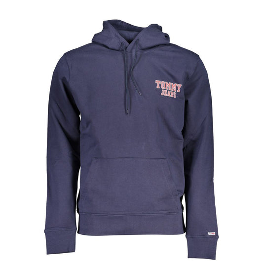 Blue Cotton Men Sweater