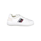 White Polyester Sneaker