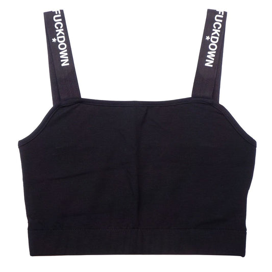 Black Cotton Women Top