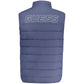 Blue Spandex Men Jacket