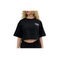 Black Cotton Women T-Shirt