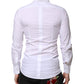 White Cotton GOLD Long Sleeves Formal Shirt