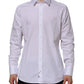 White Cotton GOLD Long Sleeves Formal Shirt