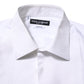 White Bib Cotton Popline GOLD Men Formal Shirt