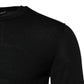 Black Cashmere Crew Neck Long Sleeves T-shirt