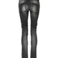 Dark Gray Cotton Slim Fit Denim Low Waist Denim Jeans