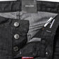 Black Cotton Low Waist Skinny Denim Jeans