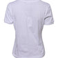 White Cotton Round Neck Short Sleeves T-shirt
