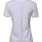 White Cotton Round Neck Short Sleeves T-shirt