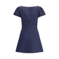 Short Dress with short gathered sleeves