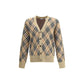 Archive Check wool Cardigan