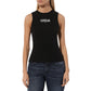 Black Cotton Women Tank Top