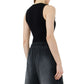 Black Cotton Women T-Shirt