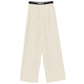 Beige Polyester Women Palazzo Trousers