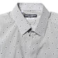Gray Dotted Semi Fitted GOLD Men Formal Shirt