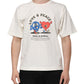 White Love Peace Cotton Men Crew Neck T-shirt