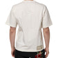 White Love Peace Cotton Men Crew Neck T-shirt