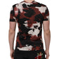 Multicolor Camouflage Men Crew Neck T-shirt