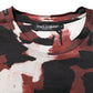 Multicolor Camouflage Men Crew Neck T-shirt