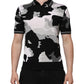 Multicolor Camouflage Collared Polo T-shirt