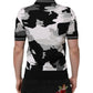 Multicolor Camouflage Collared Polo T-shirt