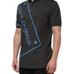 Dark Gray Short Sleeve Collared Polo T-shirt