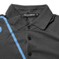 Dark Gray Short Sleeve Collared Polo T-shirt