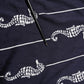 Dark Blue Sea Horse Collared Polo T-shirt