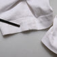 White Tattered Cotton High Waist Denim Jeans