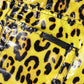 Yellow Leopard High Waist Slim Pants