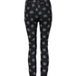 Black DG Logo High Waist Skinny Denim Jeans