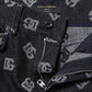 Black DG Logo High Waist Skinny Denim Jeans