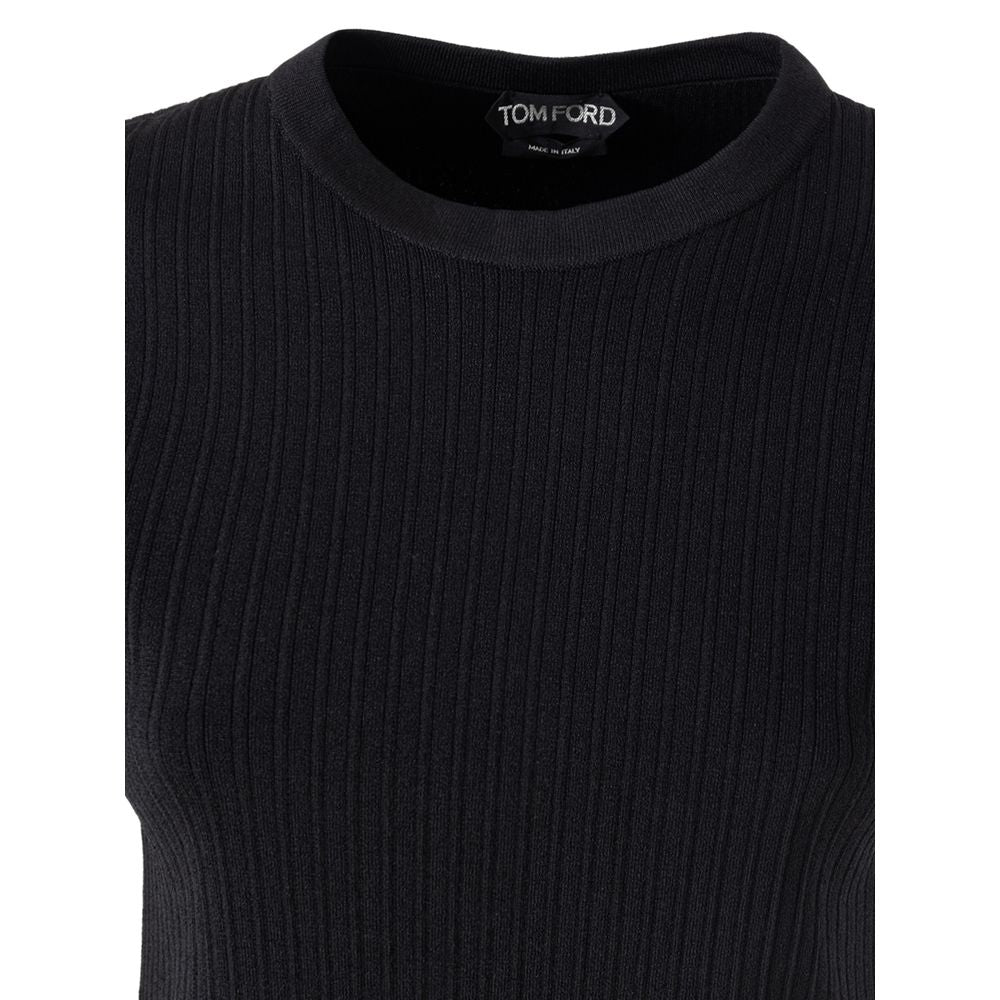 Black Silk T-Shirt