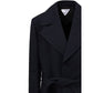 Blue Cotton Trench Coat