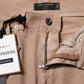 Brown Cotton Boyfriend Denim Trousers Jeans