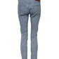 Blue Cotton PRETTY MidWaist Skinny Denim Jeans