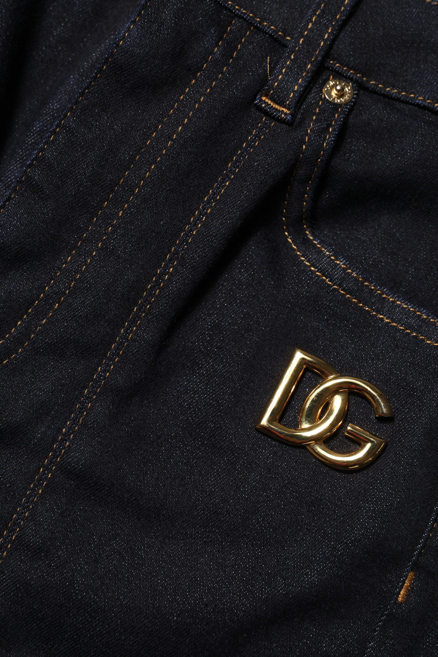Blue Cotton High Waist Skinny Denim Jeans