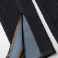 Blue Cotton High Waist Skinny Denim Jeans