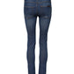 Blue Cotton Low Waist Skinny Denim Jeans